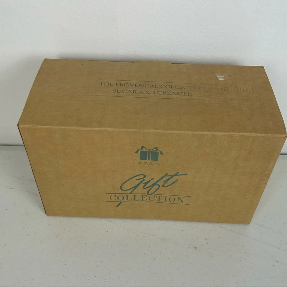 Avon NOS VTG ‘2001’ The Provencal Collection “Sugar and Creamer”